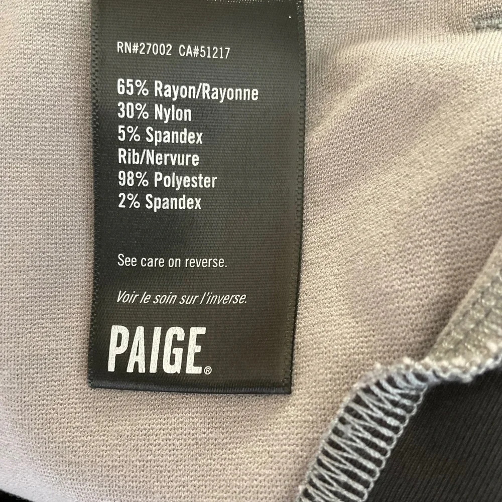 PAIGE Mens Elmwood Shark Fin Grey Stretch Knit Jogger Pants Size 33 - Picture 3 of 11